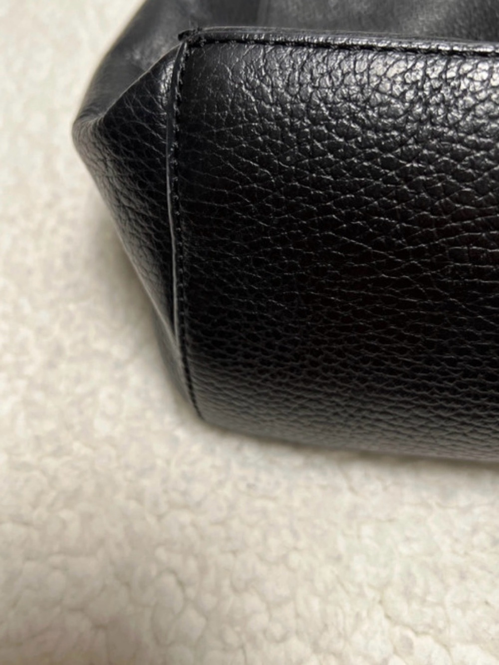 Banana Republic Black Pebbled Leather Tote - Picture 5 of 14
